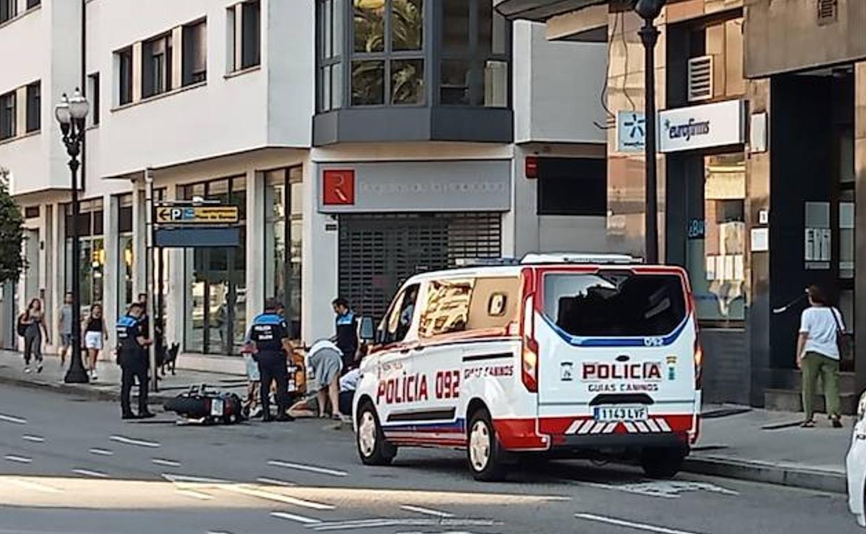 Herido Un Motorista Al Chocar Contra Otra Moto En Gijón | El Comercio ...